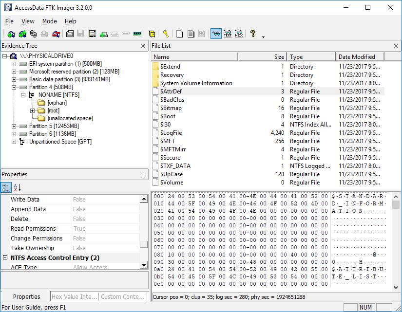 ntfs file system windows 10