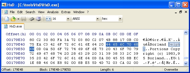 online hex editor search for string