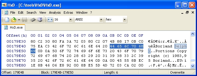 HxD - Freeware Hex Editor and Disk Editor